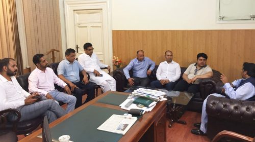 Press Club Delegation Meets Overseas Commissioner Afzaal Bhatti