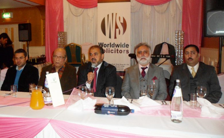 Lord Nazir Ahmed hosts reception for Pakistan Press Club UK